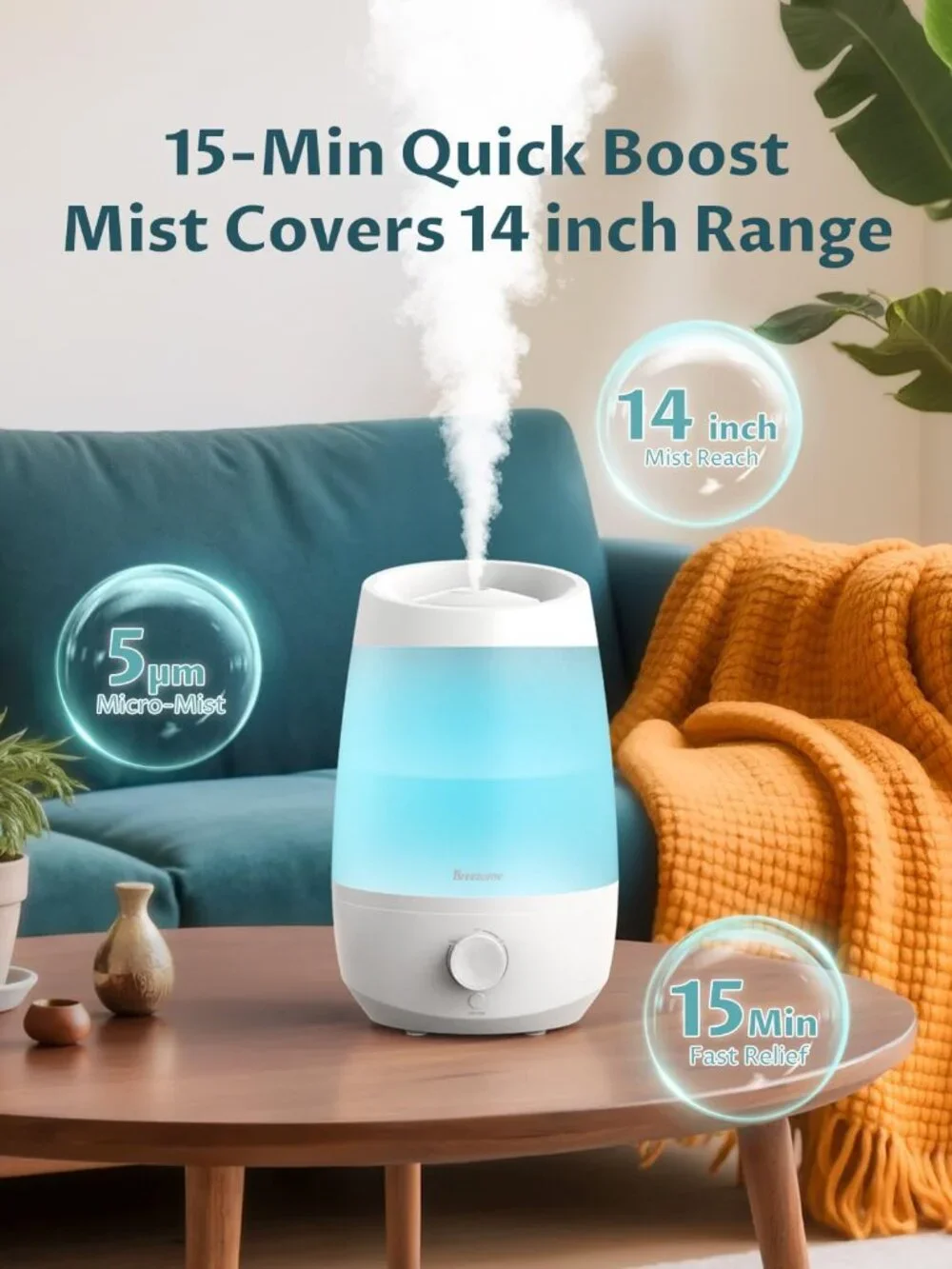 New 2.5L Humidifiers for home